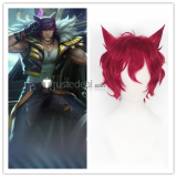 League of Legends LOL Heartsteel Ezreal Aphelios Shieda Kayn Sett Yone Alune Cosplay Wig Hat