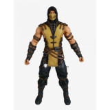 Mortal Kombat Scorpion Hanzo Hasashi Yellow Black Cosplay Costume