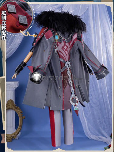 Genshin Impact Fontaine Wriothesley Cosplay Costume