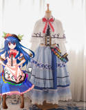 Touhou Project Hinanawi Tenshi Lolita Dress Cosplay Costume