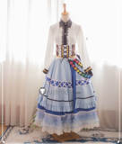 Touhou Project Hinanawi Tenshi Lolita Dress Cosplay Costume