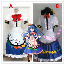 Touhou Scarlet Weather Rhapsody Hinanawi Tenshi Cosplay Costume 2