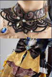 Genshin Impact Fatui Harbinger The Knave Arlecchino Fontaine Navia Cosplay Costume Custom Size