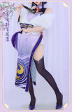 ChuShouMao Genshin Impact Keqing Raiden Ei Shogun Fanart Cheongsam Cosplay Costume