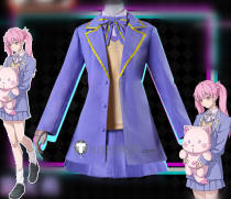 Link Click Li Tianxi Purple School Uniform Cosplay Costume