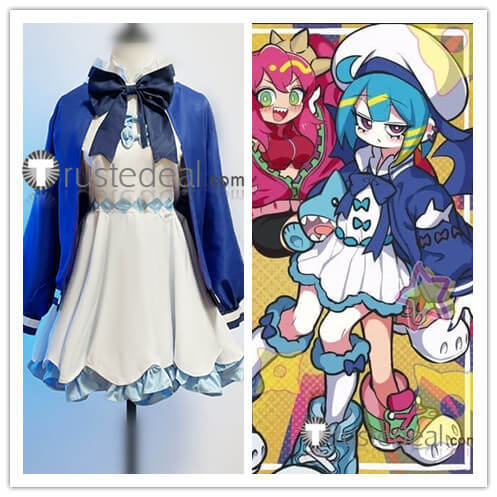 Yugioh Live Twin Lilla Blue Cosplay Costume