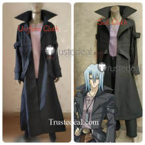 YuGiOh 5D's Kalin Kessler Kyosuke Kiryu Human Black Coat Cosplay Costume