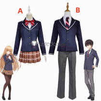 Otonari no Tenshi-sama Mahiru Shiina Amane Fujimiya School Uniform Cosplay Costume 2