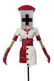 Dark Deception The Reaper Nurses Red White Cosplay Costume 2
