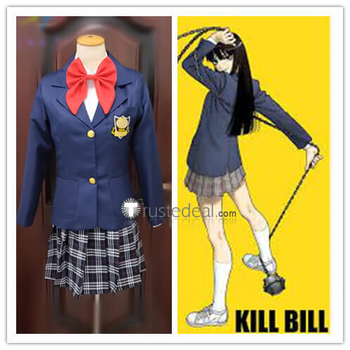 Kill Bill Gogo Yubari School Uniform Cosplay Costume