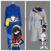 Pokemon Scarlet and Violet Carmine Kieran Cosplay Costume