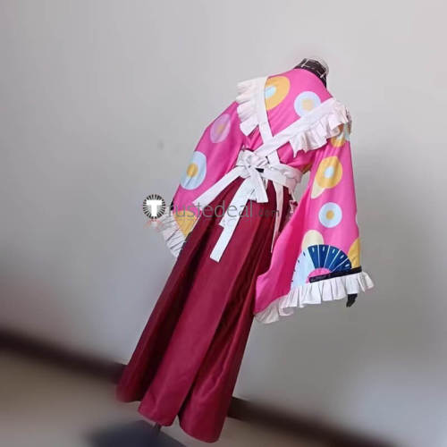 Toilet Bound Hanako kun Yashiro Nene Fanart Kimono Maid Pink Cosplay Costume