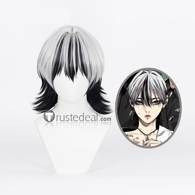 Windbreaker Wind Breaker Manhwa Dakeda Kaneshiro Silver Black Cosplay Wig