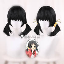 Vocaloid Kaai Yuki Black Ponytails Cosplay Wig