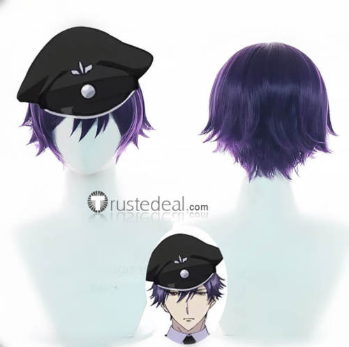 Sweet Punishment Aki Myojin Hina Saotome Brown Purple Cosplay Wig