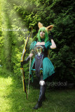 Fate Apocrypha Archer of Red Atalanta Green Cosplay Costume 2