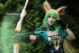 Fate Apocrypha Archer of Red Atalanta Green Cosplay Costume 2