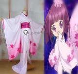 Shugo Chara Temari Nadeshiko Nagihiko Fujisaki Pink Kimono Cosplay Costume