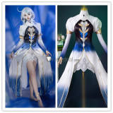 Genshin Impact Fontaine God of Justice Focalors White Cosplay Costume