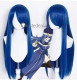 Fairy Tail Juvia Lockser Long Navy Blue Cosplay Wig