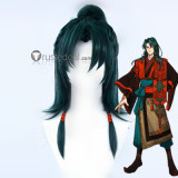 Fate Samurai Remnant Yamato Takeru Saber Zhou Yu Zheng Chenggong Yui Shousetsu Silver Green Black Cosplay Wig