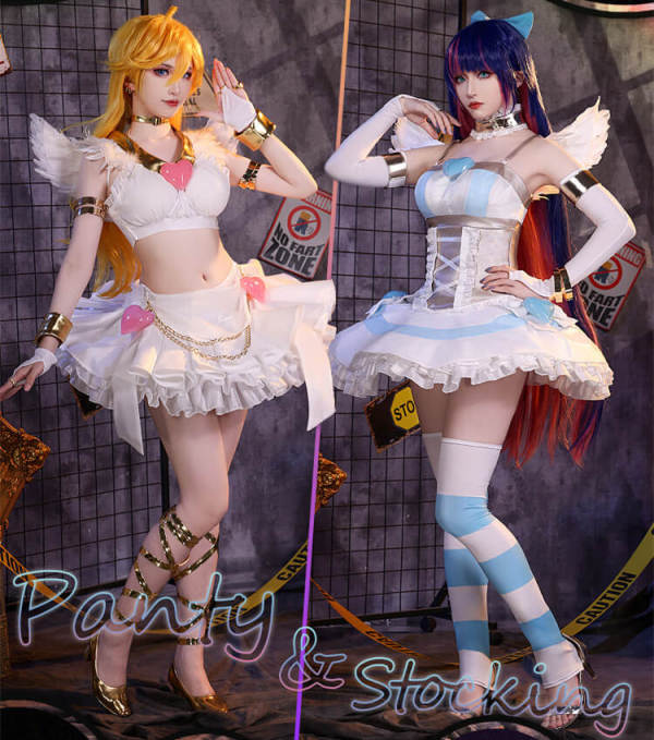 1/3 Delusion Panty Stocking with Garterbelt Panty Stocking Cosplay Costume