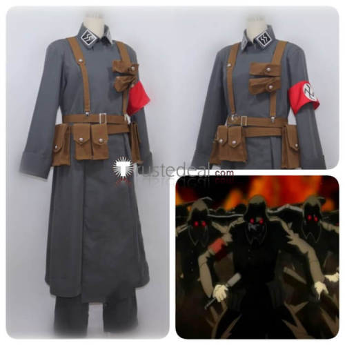 Hellsing Millennium Vampire Soldier Army Military Uniform Cosplay Costume