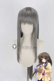 Clannad Nagisa Furukawa Fuko Ibuki Kotomi Ichinose Brown Purple Styled Cosplay Wig