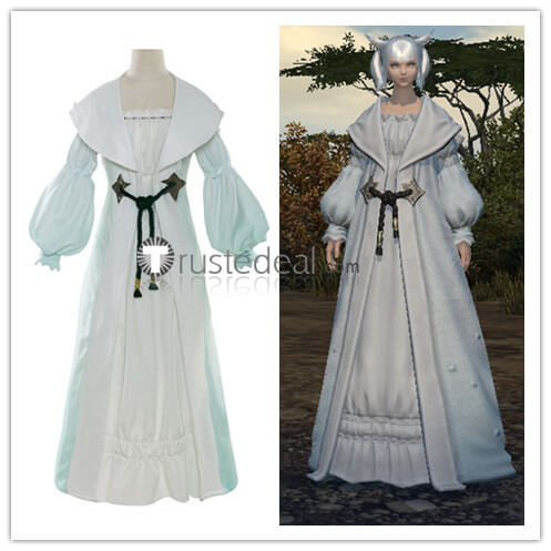 Final Fantasy XIV FF14 FFXIV Crescent Moon Nightgown Pants Cosplay Costume