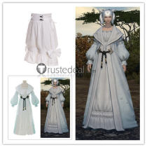 Final Fantasy XIV FF14 FFXIV Crescent Moon Nightgown Pants Cosplay Costume