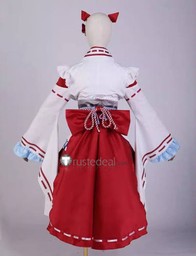 Project Sekai Colorful Stage Kami no Mani Mani Miku Kimono Miko Cosplay Costume