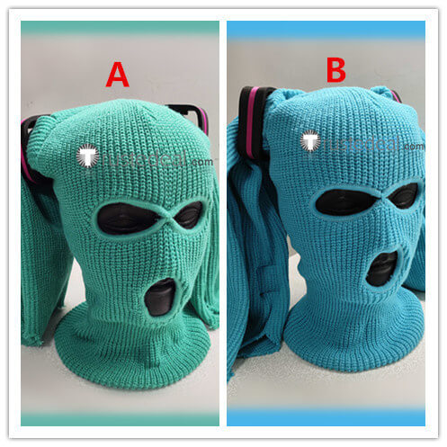 Voclaoid Hatsune Miku Green Blue Knit Mask Head Cover Cosplay Props Accessory