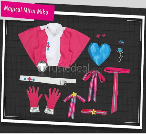 Vocaloid Hatsune Miku Magical Mirai 10th Anniversary 2022 Pink Cosplay Costume