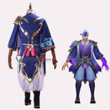 League of Legends LOL Prestige Spirit Blossom Master Yi Aphelios Sett Cosplay Costume