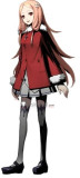 Guilty Crown Ouma Mana Red Winter Cosplay Costume