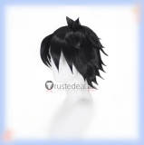 One Piece Marshall·D·Teach Blackbeard Monkey D Luffy Styled Black Curly Cosplay Wig