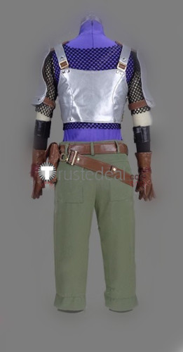 Final Fantasy VII Remake FF7 Jessie Rasberry Cosplay Costume