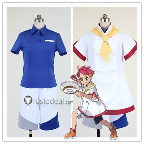 Pokemon Scarlet and Violet Crispin Cosplay Costume
