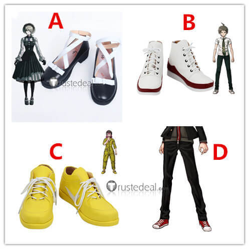 Danganronpa V3 Killing Harmony Kirumi Tojo Kazuichi Souda Makoto Naegi Hajime Hinata Cosplay Shoes Boots