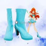 Winx Club Specialists Timmy Sky Brandon Riven Helia Bloom Charmix Blue Cosplay Shoes Boots
