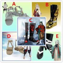 Fate Samurai Remnant Yamato Takeru Saber Zhou Yu Zheng Chenggong Yui Shousetsu Cosplay Shoes Boots