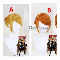 Trinity Blood Mary Spencer Bloody Mary Blonde Orange Styled Cosplay Wig