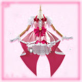 Go Princess Pretty Cure Haruno Haruka Cure Flora Pink Cosplay Costume 2