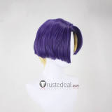 Paradox Live AKYR Zen Gaho Iori Suiseki Aoi Kureha Purple Black Styled aCosplay Wig