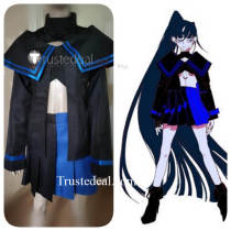 Vocaloid Ado Usseewa Blue Black Cosplay Costume