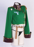 Mahou Shoujo ni Akogarete Gushing Over Magical Girls Araga Kiwi Leopard Green Cosplay Costume