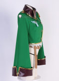 Mahou Shoujo ni Akogarete Gushing Over Magical Girls Araga Kiwi Leopard Green Cosplay Costume