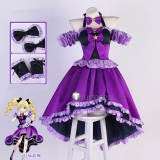 Shugo Chara Utau Hoshina Amu Hinamori Idol Pink Purple Lolita Dress Cosplay Costume