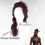 Baldur's Gate 3 BG3 Astarion Gale Karlach Black Brown Silver White Styled Cosplay Wig