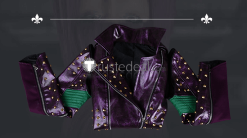 Descendants 2 Mal Purple Studded Jacket Disney Cosplay Costume